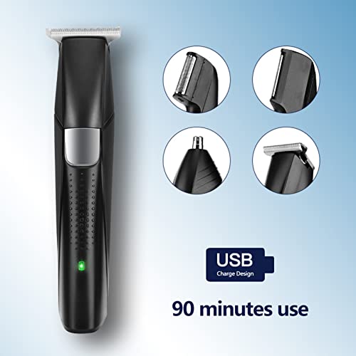 Hlily Máquina De Barbear Elétrica Multifuncional Aparador De Pelos Do Nariz Ipx6 À Prova D'Água Pas