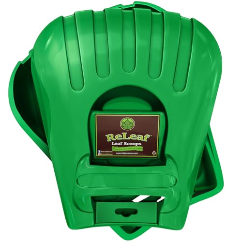 GARDEASE Leaf Scoops: Ergonomic, Large Hand Held Rakes for Fast Leaf &...