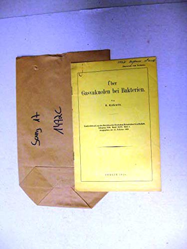 Über Gasvakuolen bei Bakterien.