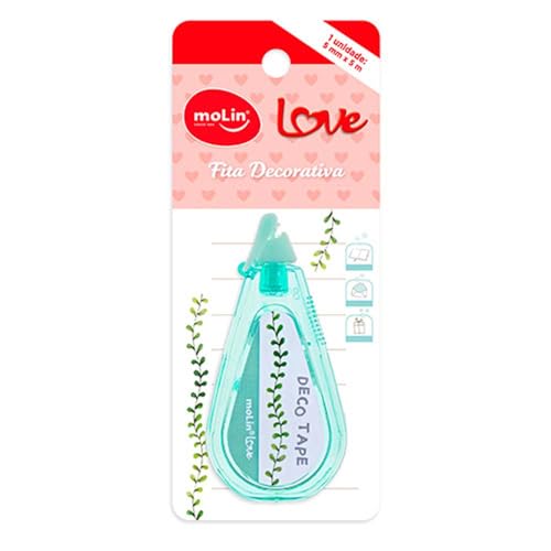 Molin - Fita Decorativa MOLIN Love Ramos 5mm x 5m