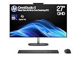 HP OmniStudio X 27” Next Gen AI All-in-One Desktop PC | CoPilot+ PC | Intel® Core™ Ultra 5-325 Processor | 32GB RAM | 1TB SSD | Intel® Graphics | QHD Neo:LED Display | Windows 11 | 27-cx0000sa