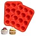 Stampo in silicone per muffin, NALCY Stampo per torta in silicone alimentare da 12 tazze facile da prendere adatto per microonde, lavastoviglie, frigorifero-2 pezzi(29.5 * 22 * 3cm)