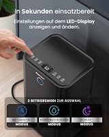 Pro Breeze OmniDry 12L Luftentfeuchter mit leisem Betrieb – Schwarz – Ansicht 4