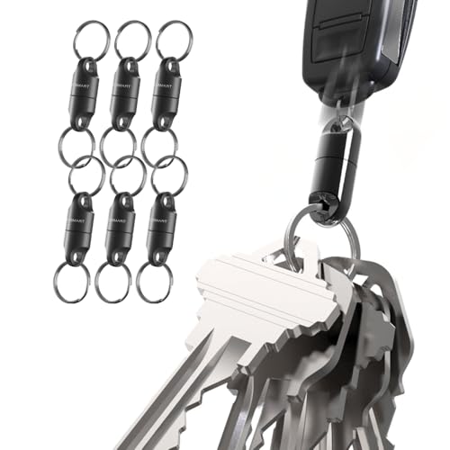 KeySmart MagConnect - Magnetic Quick Release KeyChain, Pull Apart Detachable