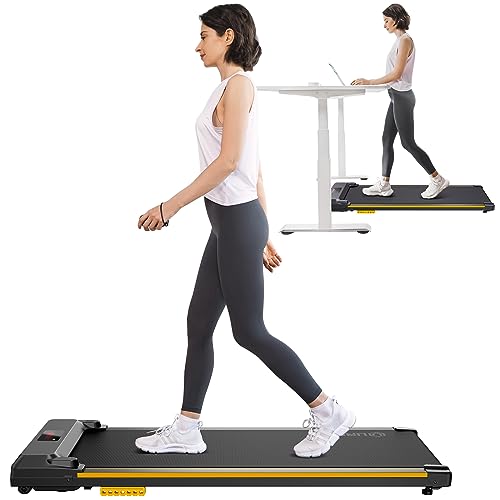 UREVO Smart Walking Pad: Compact Desk Treadmill with Shock Absorption & Quiet Operation