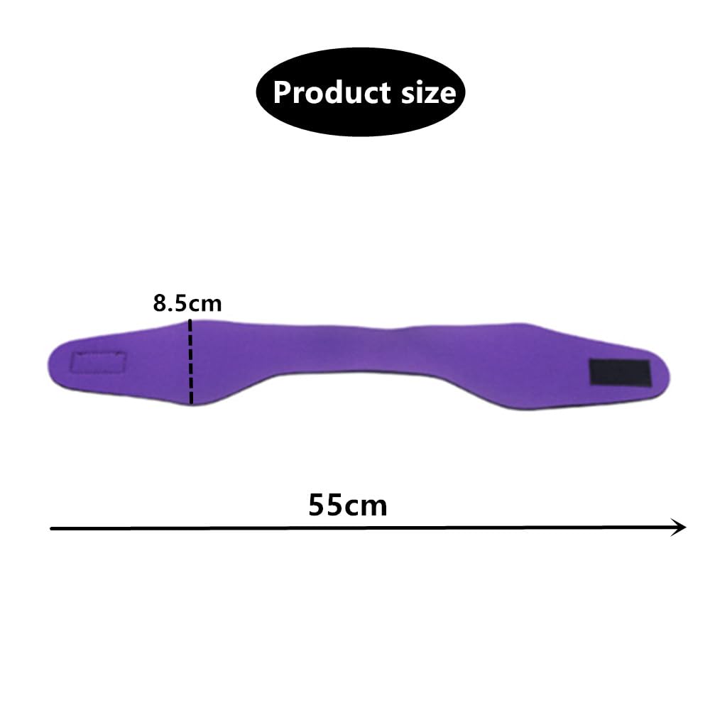 Fascia da nuoto multifunzione, 3 pezzi, impermeabile, con protezione per le orecchie, regolabile, elastica, per sport acquatici per nuotare e fare surf