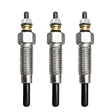 QIEFOAD 49036-0001 Glow Plug 3Pcs Fit for Kawasaki 2007 & Prior Mule 2510, 2008 Mule 3010,