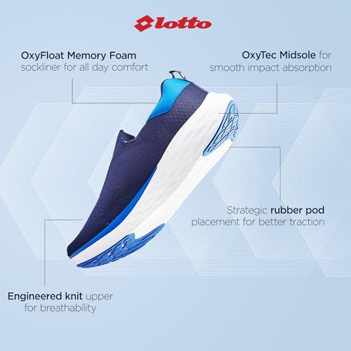 Image of Lotto Men Aerostep Slip on Walking Shoes