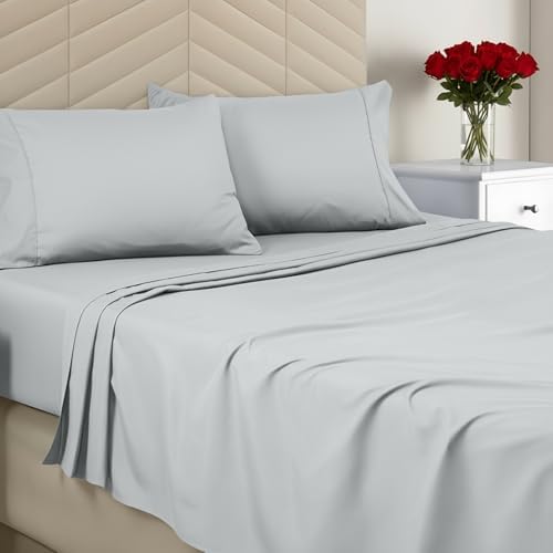 Utopia Bedding Queen Size 4 Piece Sheet Set - Brushed Microfiber ...