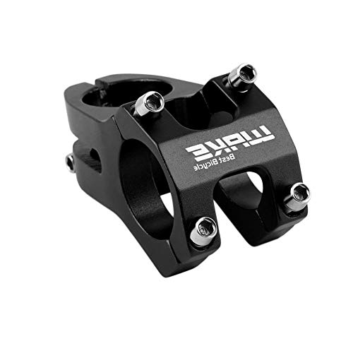 Hihey Potencia de Bicicleta 31.8 u00d7 45 mm Potencia de Bicicleta Bicicleta de montaña Soporte de Manillar de Bicicleta Adecuado (Negro)