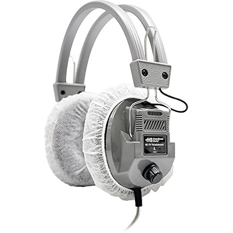 HamiltonBuhl - HECHYGENX45 HygenX Sanitary Ear Cushion Covers for Over-Ear Headphones & Headsets - 50 Pair Cover