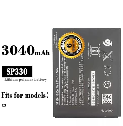 Image of Original SP330 Battery for Nokia C3 SP01Z01Z2249Y Model: SP330 (3040mAh) battrey with 6 Month Warranty ****(G56)
