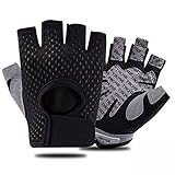 E T EASYTAO Guantes Deportivos Mujer y Hombre, Guantes de Fitness y Ciclismo, Diseño Medio Dedo y Transpirable para...