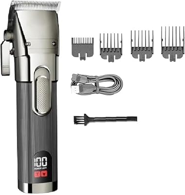 Hair Cutting Tool, Professional Barber Trimmer for Men 2 Speed Beard Rechargeable Clipper Grooming Haircut Machine
