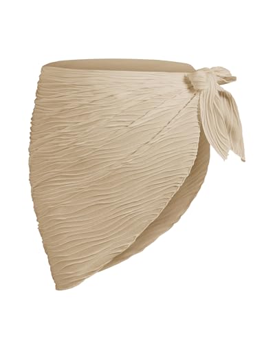 Image of ZAFUL Boho Beach Cover Ups for Women Sarong Coverups Sheer Bikini Chiffon Wraps Skirts for Swimwear