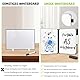 AGM Mini Whiteboard Grün, Tragbar A5 Whiteboard Kein Magnet Klein Doppelseitiges Schreiben Memoboard, 15 x 21 cm Harte Schale für Büro, Schule, Zuhause - inkl. 1 Marker mit Radierspitze