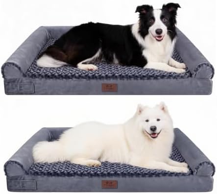 Orthopedic Dog Beds Large Sized Dog, XL Dog Couch Bed, 2-Pack