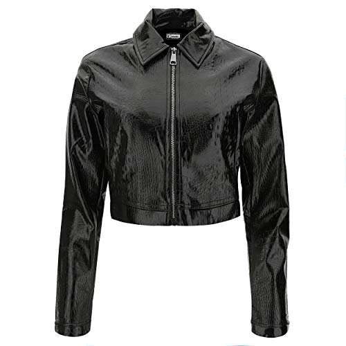 FREDDY - Giacca Corta in Similpelle Verniciata