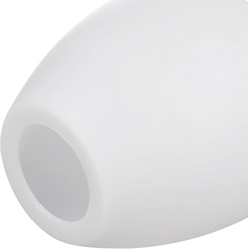 Miniatura 8 de Baluue 5 pantallas de plástico para lámpara de herradura, cubierta de lámpara blanca esmerilada, pequeñas cubiertas de luz de piso para lámpara de