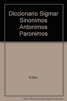 Mass Market Paperback Diccionario Sigmar Sinonimos Antonimos Paronimos Book