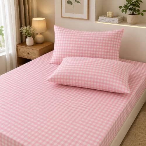 Image of 4-Piece Comforter Set with Bedsheet & Pillow Covers, Double Bed, Microfiber