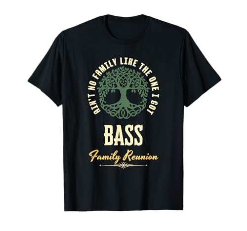 Family Reunion 2025 Matching Design - Bass Camiseta