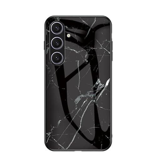 �Ή��@�� for Samsung Galaxy S26 / S26 Pro 3 in 1 (PC Glass back panel+TPU Silicone) Anti-drop Phone Case Cover Black