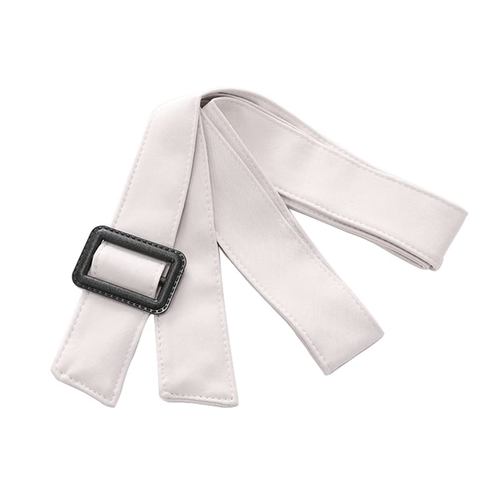 Inzegao Trench da donna, cintura in vita con fibbia regolabile, ampia cintura in vita per cappotto a vento, soprabito, giacca, vestito, Beige, taglia unica