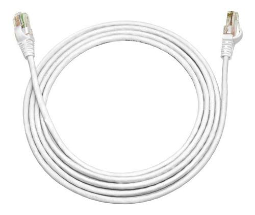 Cabo De Rede Patch Cord Cat5e Rj45 Utp 10 Metros Branco