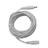 iZtouch - 10FT White - Universal Extension Cable DC Power Plug 3.5mm x 1.35mm Adapter Compatible for indoor IP Camera IZAP-001 IZSP-006 IZSP-012