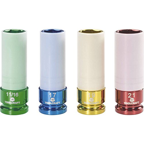 Toolcraft Kit Inserti A Bussola Per Cerchi In Lega 1/2 (12.5 Mm) 4 Parti 821580