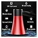 BZXIANSV Megaphone,Portable Megaphone Speaker, 35 Watt Power Bullhorn Built-in Siren USB Loud Speaker Adjustable Volume Control Microphone (Rd)
