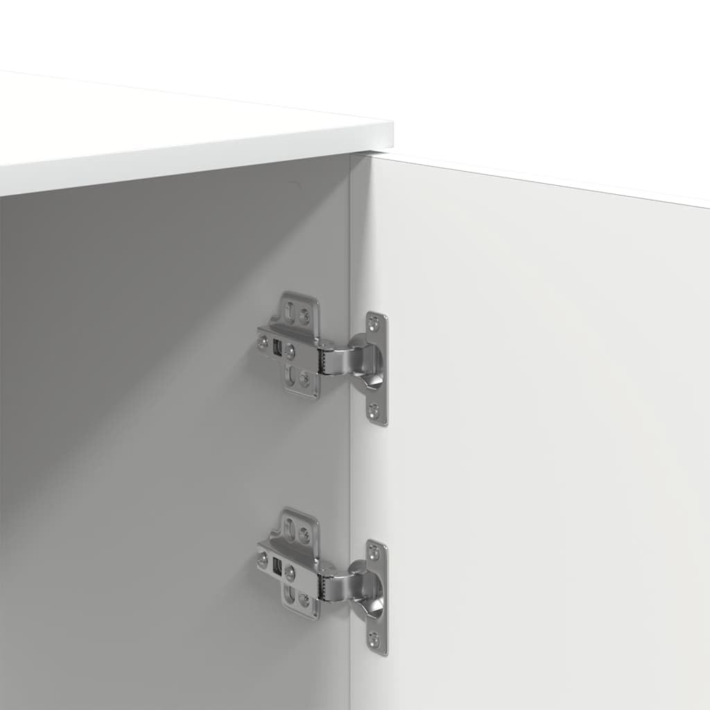 vidaXL Opbergkast 50x45x103,5 cm bewerkt hout betongrijs, kast, bureaukast, kantoorkast, dressoirkast, bedrijfsmeubilair, archiefkast, anti-kantelkast