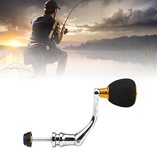 Fishing Reel Handle Replacement, Black Plastic Fishing Reel Handle, Reel Handle Replacement, Power Handle Baitcasting Reel for Fishing Reel(4000 5000 6000-Gold) by Yosoo Health Gear - Image 8