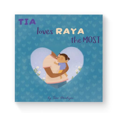 Personalized Book from Auntie to Child – Auntie Loves Me the Most! – Fun Custom Book About Whose Love is Greater, for Kids &amp; Auntie to Read Together, Gift from Aunty - Manimal Tales (6" x 6")