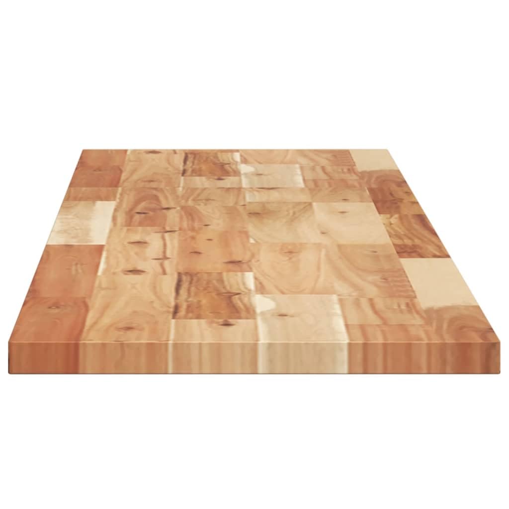 vidaXL Tischplatte, Regalbrett Rechteckig Massivholz, Wandboard Unbehandelte Oberfläche, Wandregal Holzregal Holzplatte, 160x30x2cm Akazienholz