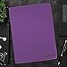 The Wedding Party Store Personalized Portfolio Pad Holder with Zipper - Custom Padfolio (Purple)
