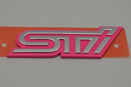 Amazon スバルインプレッサ gd gg チェリーピンク stiエンブレム エンブレム 車 バイク Amazon スバルインプレッサ gd gg チェリーピンク stiエンブレム エンブレム 車 バイク