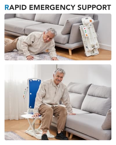 Image of HUANUO 2-in-1 Electric Lift Chair for Elderly from Floor, 308 lbs Capacity