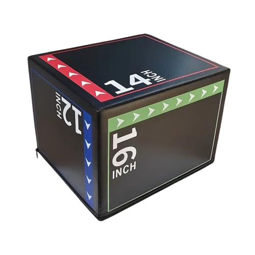 Baoblaze Plyometric Jump Box Jumping Exercise Equipment Kids Adults Heavy Duty Plyo Box Gym Step up Boxes Platform for Strength Training for Fitness Exercise Workout, Style D