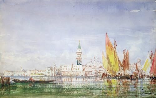 Poster Venise Félix Ziem graffiti art moderne impression murale SERENDIPITP