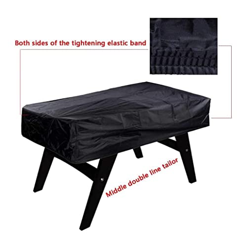Funda para mesa de billar impermeable de poliéster negro resistente a rayos UV 3