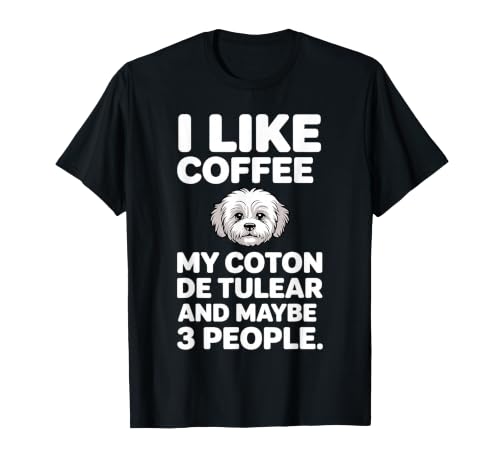Coton De Tulear Art for Men Women Kids Owner Coton De Tulear T-Shirt