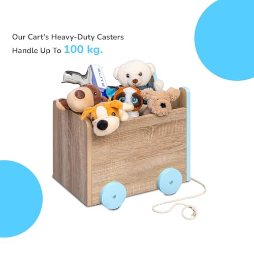 Image of Alex Daisy Toy Storage Box /Cart (Blue)