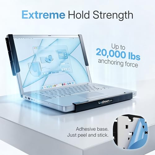 Soporte de seguridad para laptop ajustable de acero miniatura 5