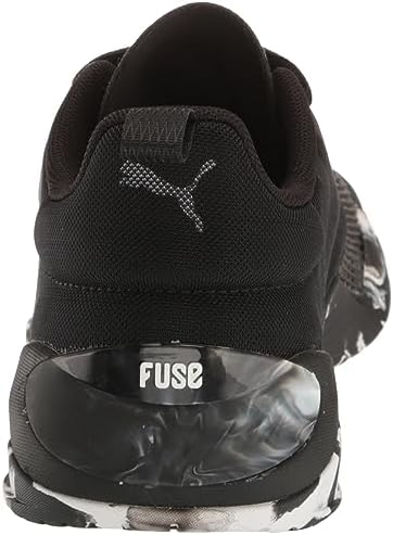 PUMA Women's FUSE 2.0 MARBLE Sneaker, PUMA Black-PUMA White-Dark Coal, 9.5 | Image 2