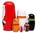 Debbieicy 6Pcs Beautiful Handmade Wooden Russian Nesting Dolls Santa Claus Matryoshka Dolls Gift for Christmas and Birthday - Stacking Doll Set of 6 from 6