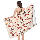 【 Utilisations multiples 】 Serviette de plage idéal pour tapis de plage, les activités de fitness, la randonnée, le bateau, le camping, les pique-niques, la natation, la gym, les exercices de yoga, le golf, l'école, les voyages, la plage, la randonnée, la piscine, la maison, la baignoire et la douche.