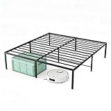 Sweetcrispy Full Size 18 Inch Platform Bed Frame, Heavy Duty Metal Foundation Frame, Noise-Free Sturdy Steel...
