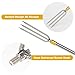 Cyfie Telescopic Fishing Gaff Flounder Gig, Stainless Steel Fishing Hunting Harpoon Pole with Spear Hook Barbed, Heavy Duty Frog Flounder Gig for Ice Fishing Saltwater Sea (9.4ft Long with 3-Prong)